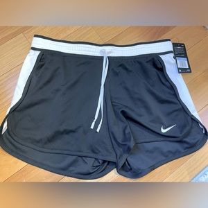 Nike Infiknit Dri-Fit Mid Training Short Black White Medium NWT